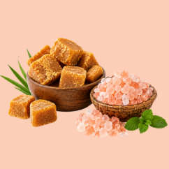 Natural Jaggery & Rock Salt
